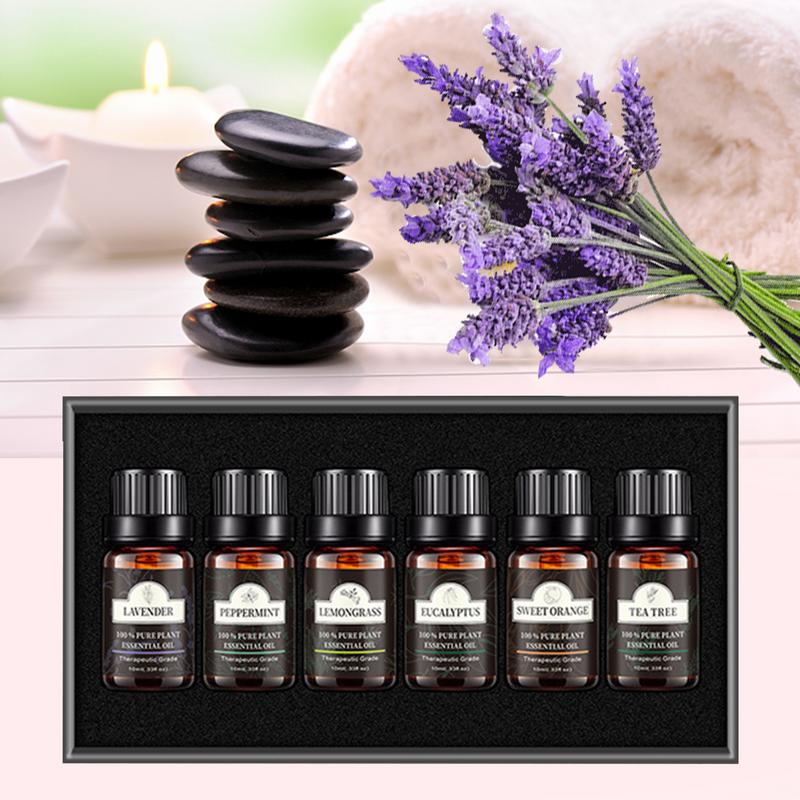 Airthereal Aromatherapy Essential Oils Gift Set - 100% Pure Natural, 6  Scents, 10ml Bottles