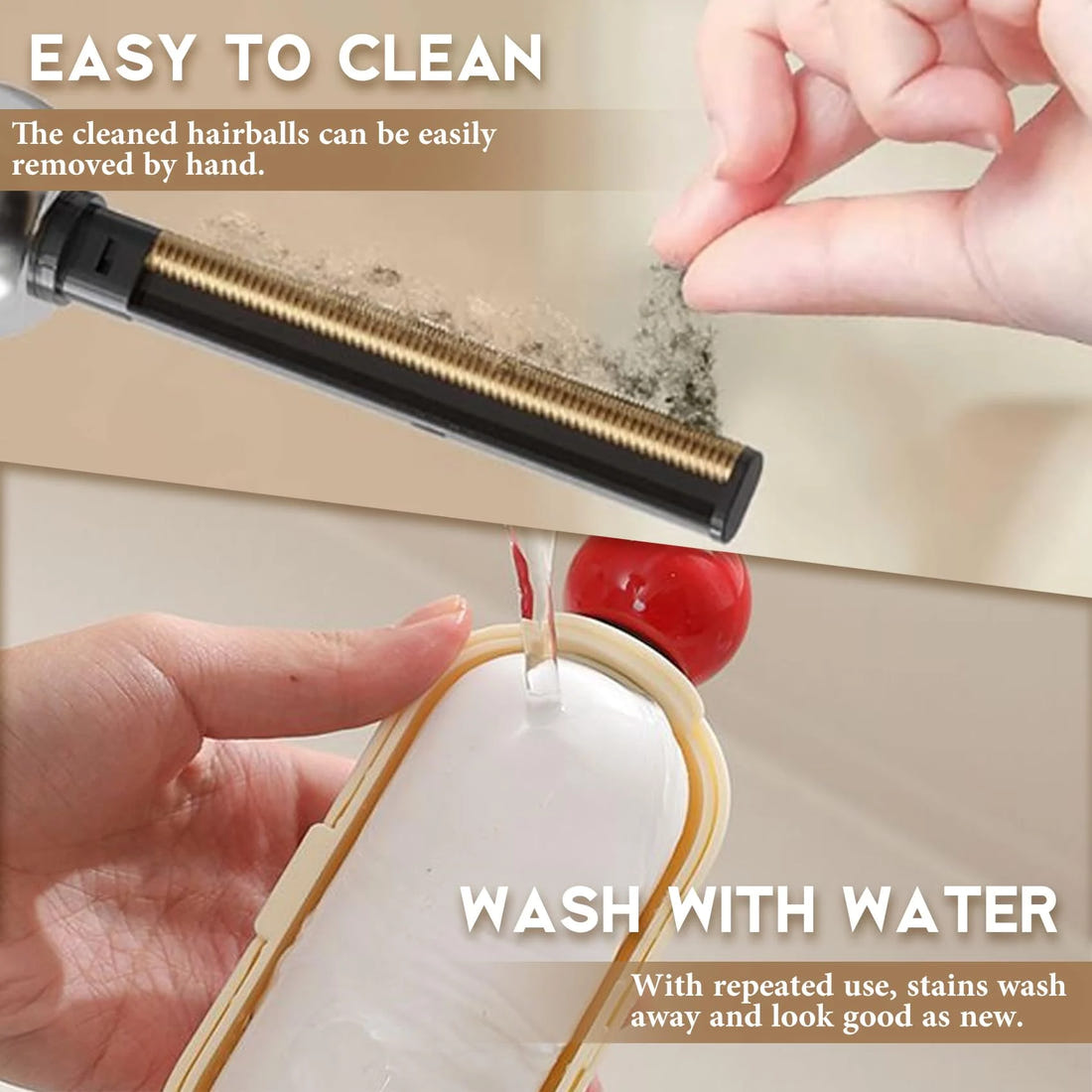 Reusable Washable Lint Roller | Extra Sticky Pet Hair & Dust Remover for Clothes