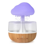 Rain Cloud Humidifier & Aromatherapy Oil Diffuser: Enhanced Sleep and Stress Relief, Modern Design -LuaPer