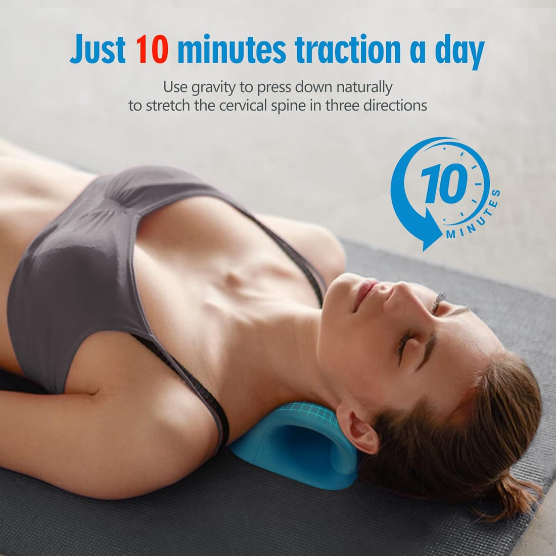 Cervical Traction Neck & Shoulder Relaxer | Relief in 10 Min | Improve Posture