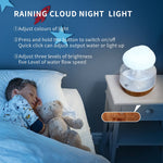 Rain Cloud Humidifier & Aromatherapy Oil Diffuser: Enhanced Sleep and Stress Relief, Modern Design -LuaPer