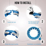 Infinity Hoop Plus: Smart Weighted Fitness Hoop | Fun Cardio | Guaranteed Results