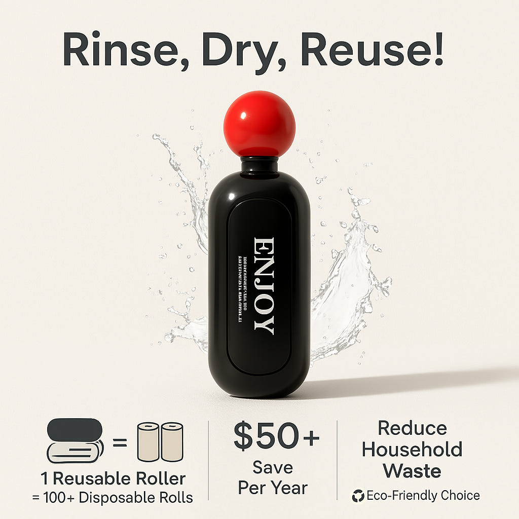 Reusable Washable Lint Roller | Extra Sticky Pet Hair & Dust Remover for Clothes