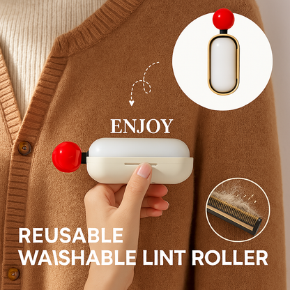 Reusable Washable Lint Roller | Extra Sticky Pet Hair & Dust Remover for Clothes