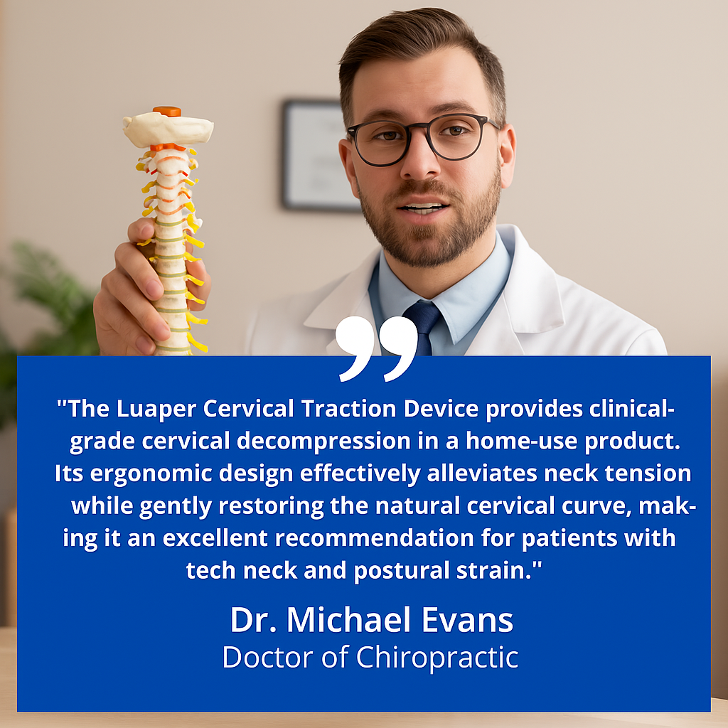 Recommended And Endorsed By Professionals for Cervical Traction Neck & Shoulder Relaxer | Relief in 10 Min | Improve Posture