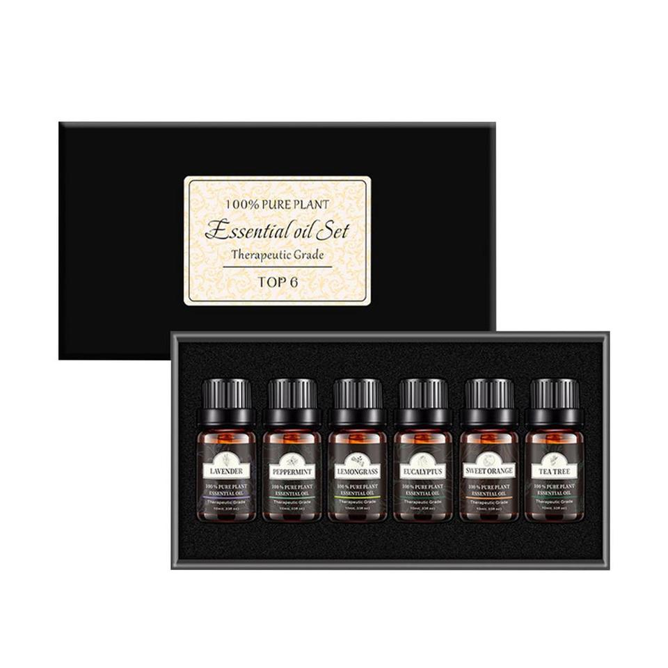 100% Pure Plants Fragrance Essential Oil Set 10ml Aromatherapy Diffusers 12 Bottles Natural Essential Oil