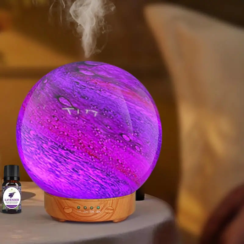 3D-Printed Earth Design Cool Mist LED Humidifier & Aroma Diffuser - Ultimate Home Comfort