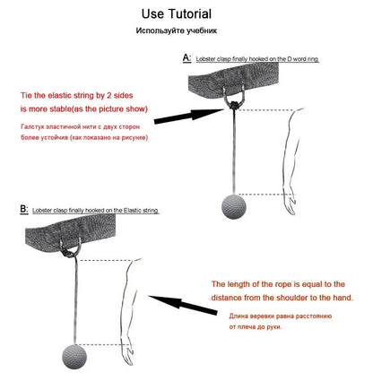Boxing Reflex Ball & Headband | Improve Punching Speed & Hand-Eye Coordination
