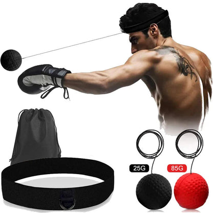 Boxing Reflex Ball & Headband | Improve Punching Speed & Hand-Eye Coordination