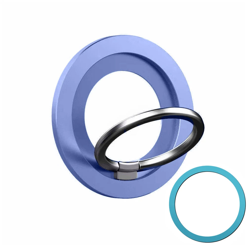 ANMONE Magnetic Cell Phone Ring Holder Compatible with iPhone 12 13 14 Series For MagSafe Removable Cell Phone Grip Kickstand