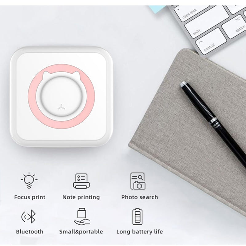 Compact Wireless Printer - Efficient Mobile Memo, Photo, Label Printer