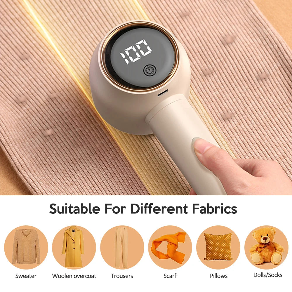 Xiaomi Lint Remover For Clothes Electric Pellet Fluff Sweater Fabric Shaver Sweater Ball Trimmers USB Rechargeable Home Supplies